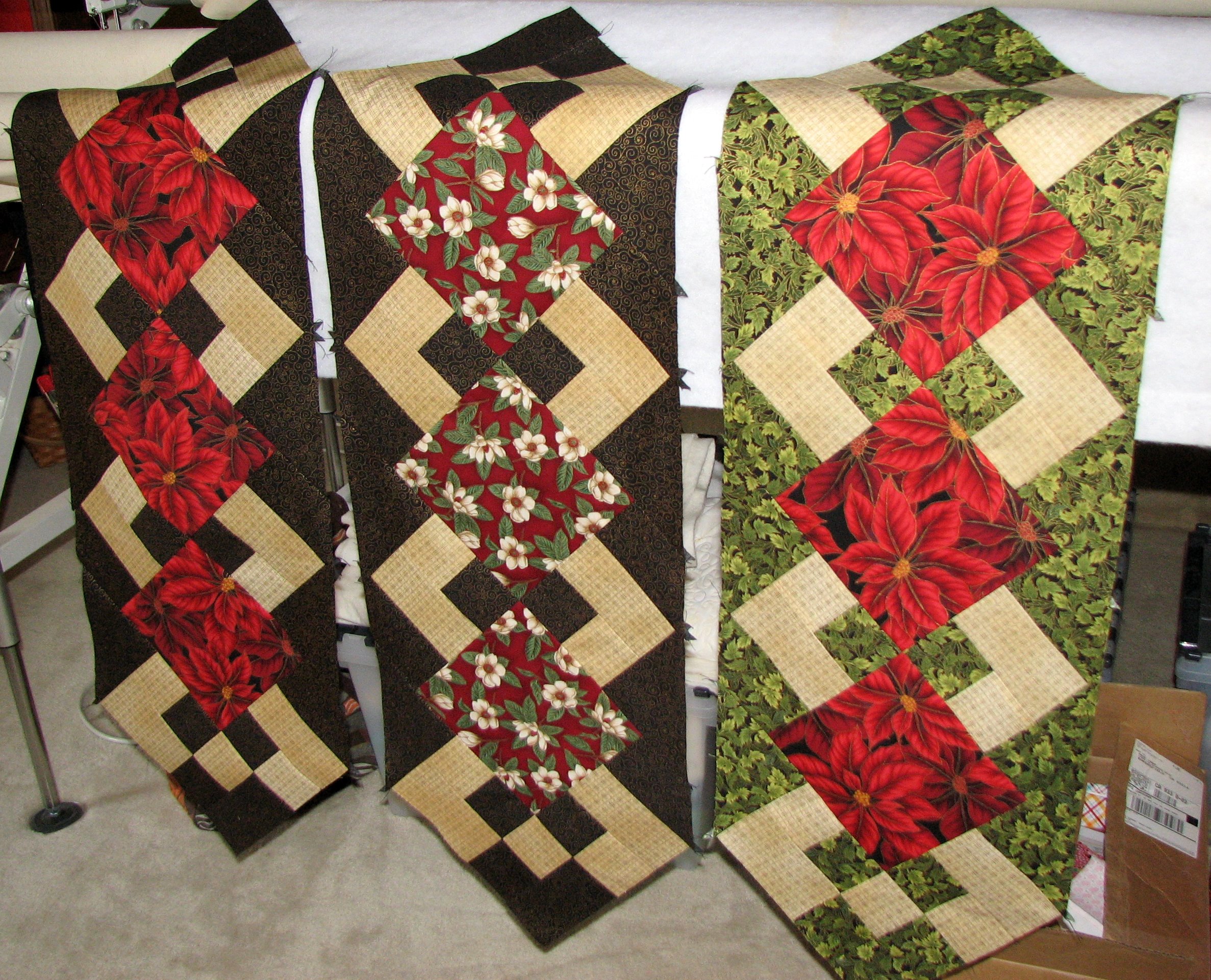 quilt Piecing Creative Time  of christmas Stitches  My Own to by  runner table Lynn Little